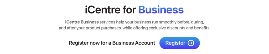 Register Business Account
